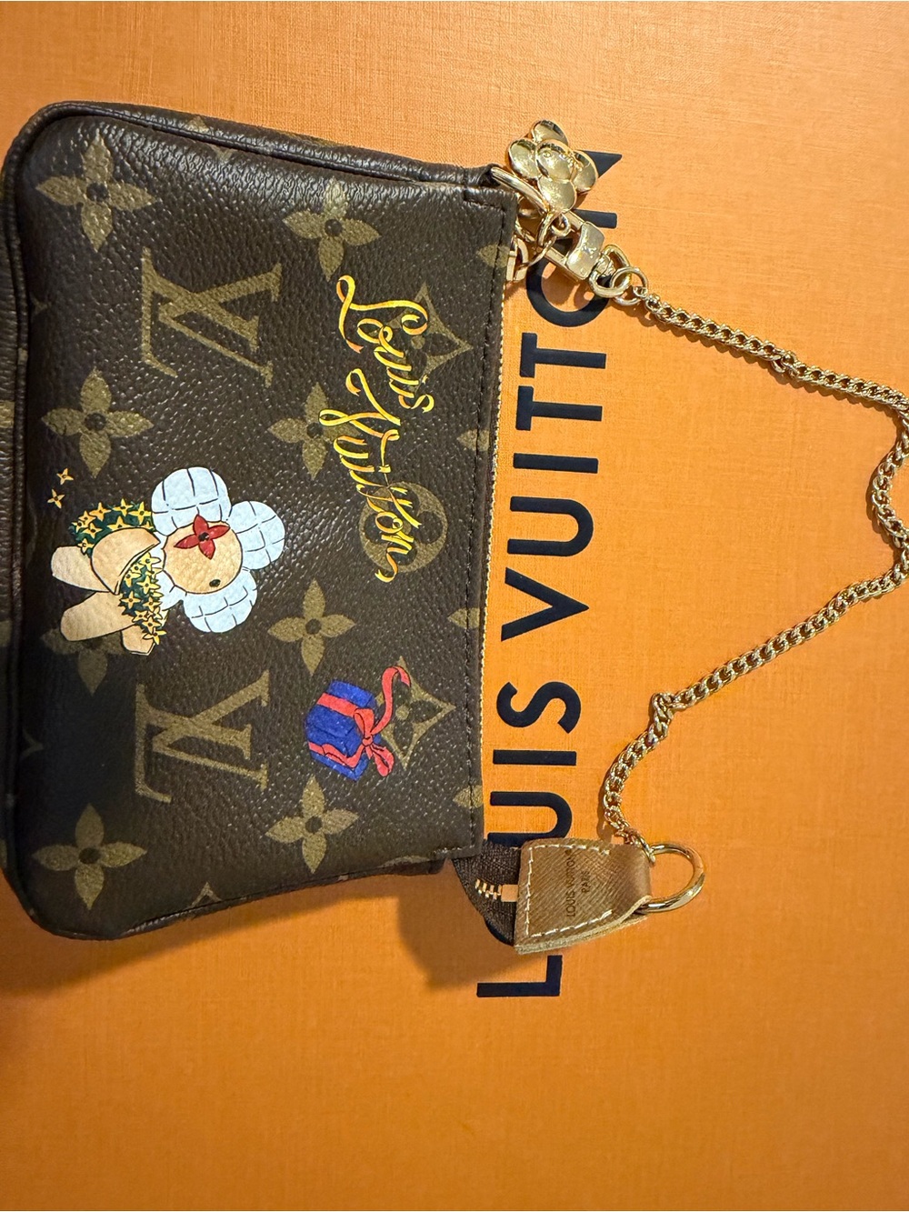 Louis Vuitton Vivienne holiday 2025 Monogram Mini pochette